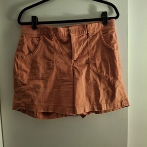 Gloria Vanderbilt Women's Orange Casual Cargo Shorts